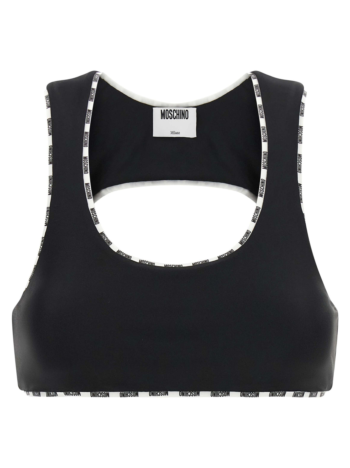 Moschino Bicolor Polyamide Sport Bra - Performance & Style