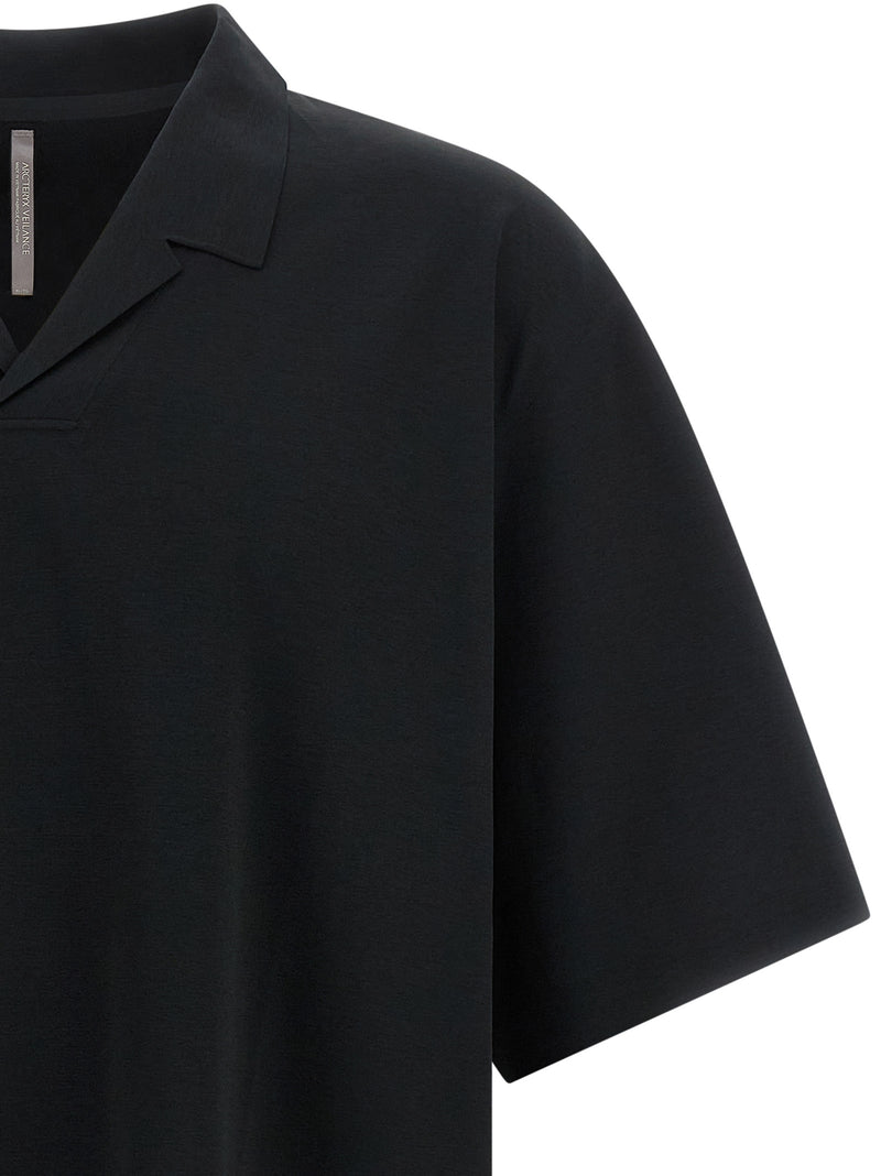 Arc'teryx Veilance Metron Black Polo Shirt for Men