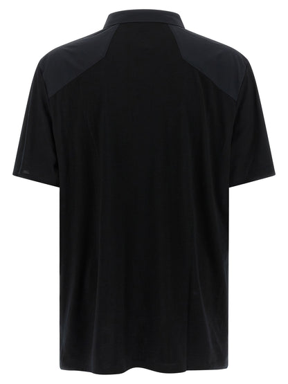 Arc'teryx Veilance Black Wool Polo Shirt