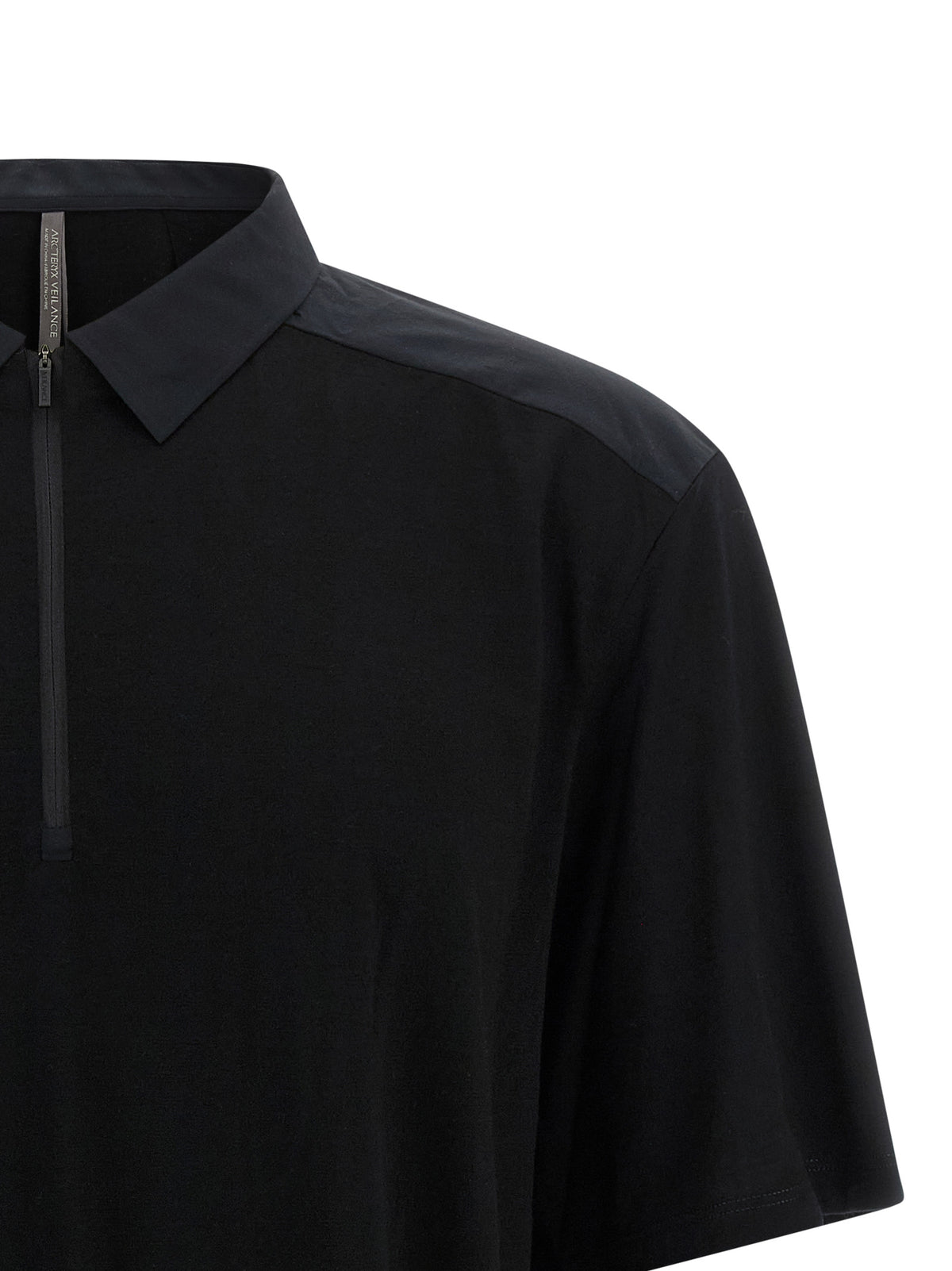 Arc'teryx Veilance Black Wool Polo Shirt