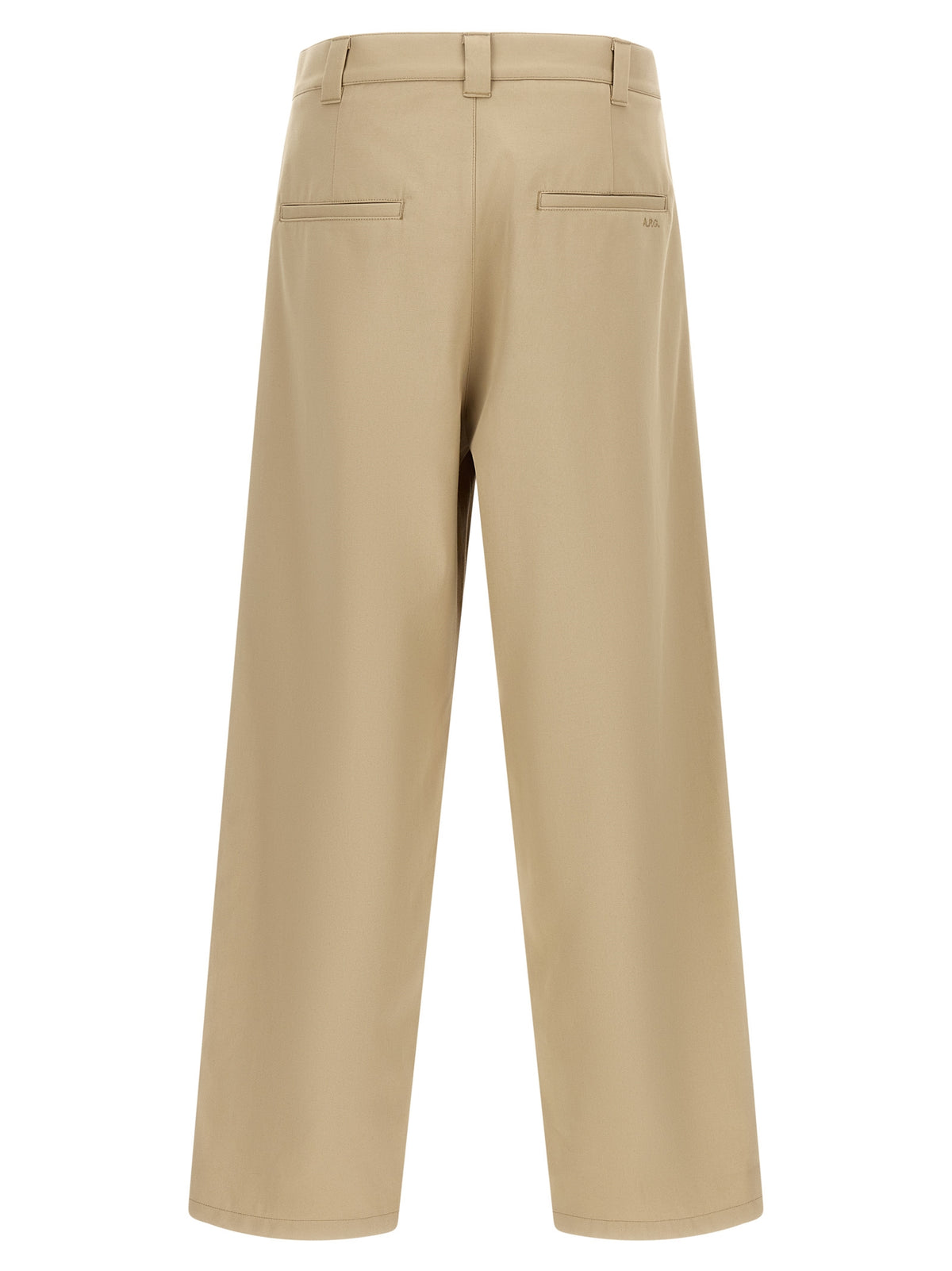 A.P.C. Ricky Beige Cotton Casual Pants for Men