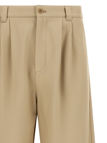 A.P.C. Beige Cotton Casual Pants