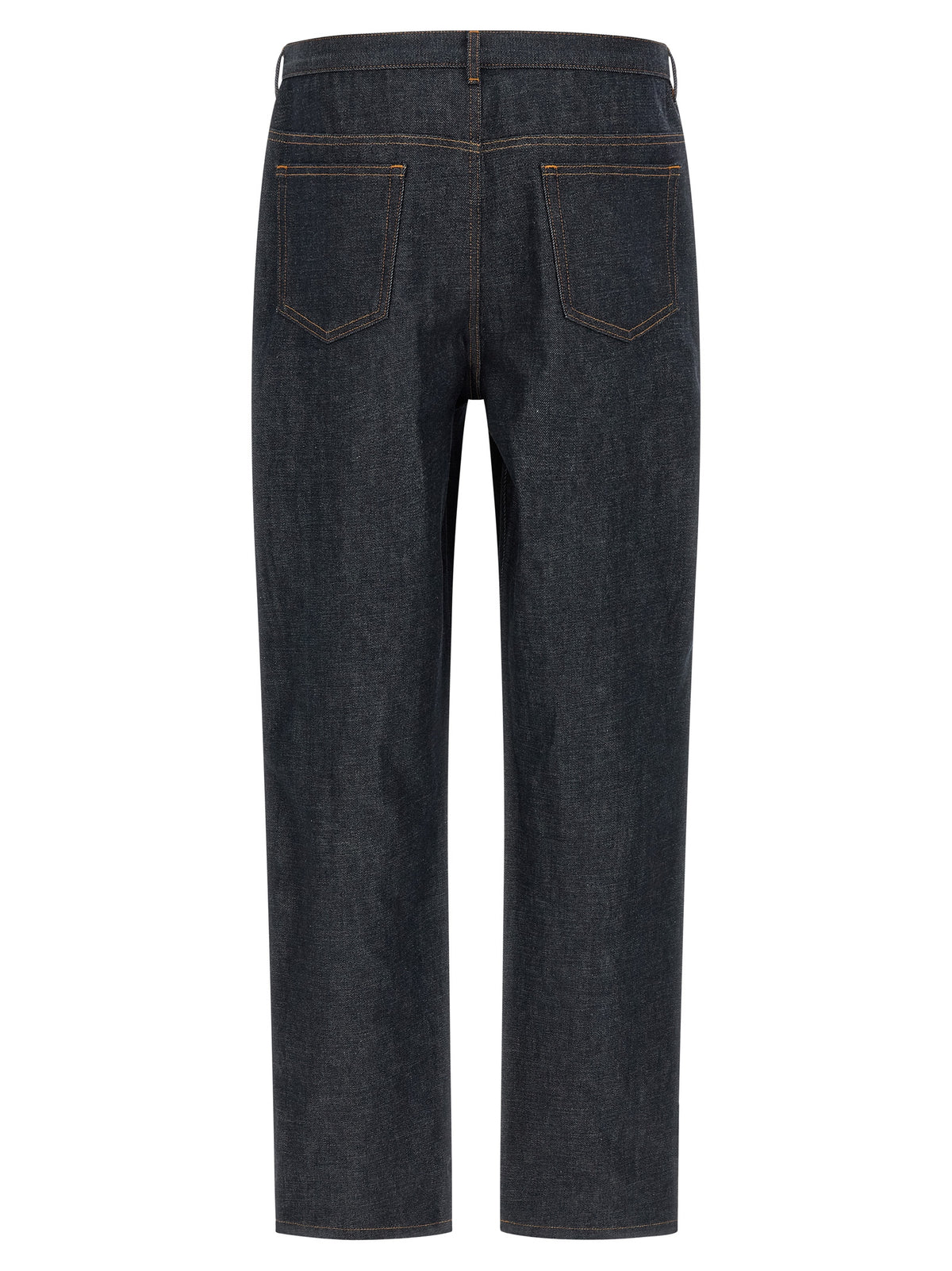 A.P.C. Fairfax Blue Cotton Relaxed Fit Jeans for Men