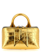 The Attico Gold Bovine Leather Handbag - Friday Mini
