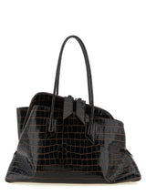 The Attico La Passeggiata Medium Brown Bovine Leather Shoulder Bag