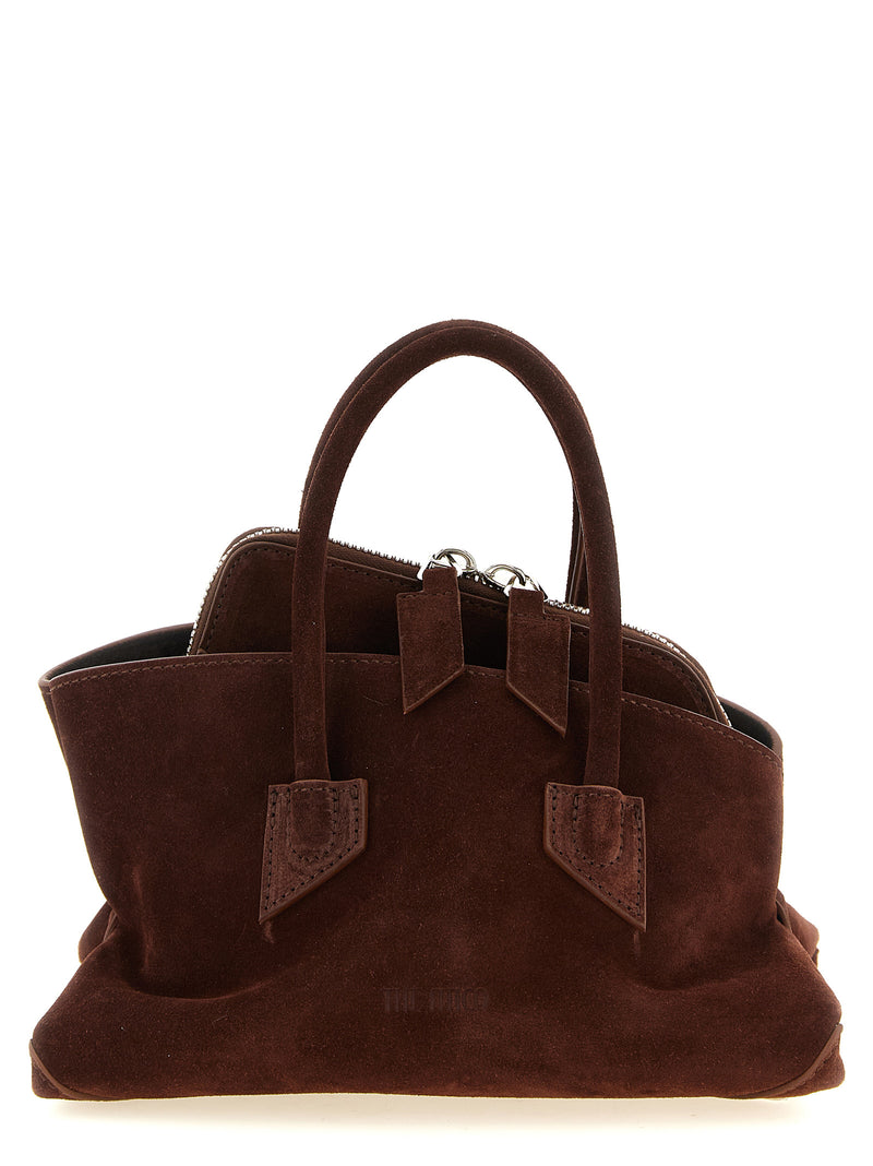 The Attico La Passeggiata Mini Brown Bovine Leather Handbag