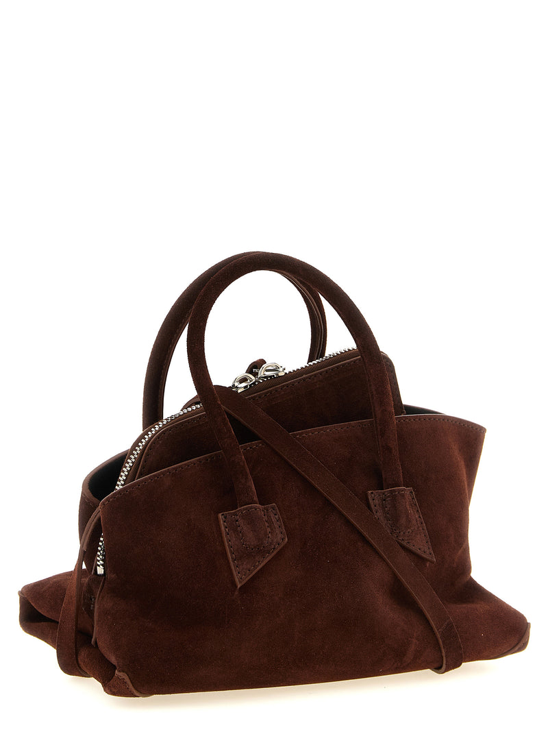 The Attico La Passeggiata Mini Brown Bovine Leather Handbag