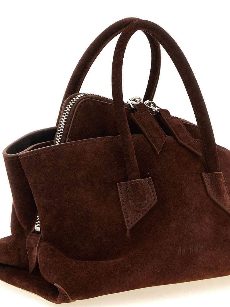The Attico La Passeggiata Mini Brown Bovine Leather Handbag