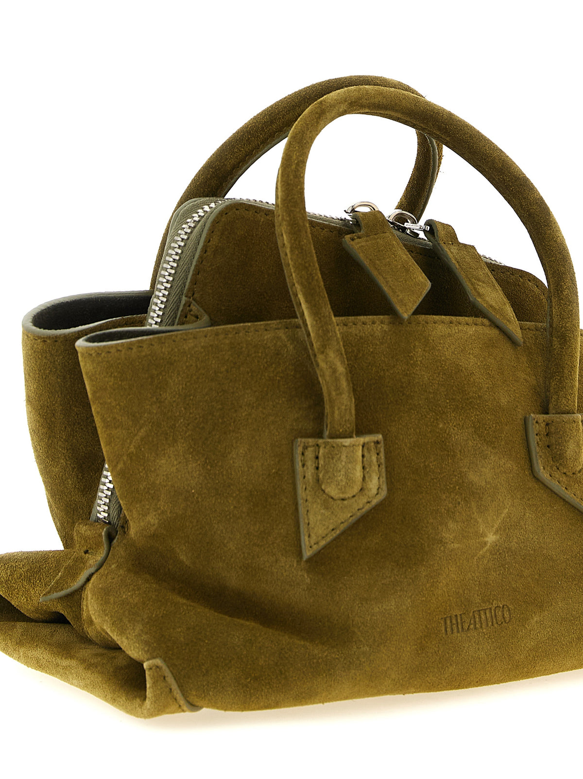 The Attico La Passeggiata Mini Bicolor Leather Handbag