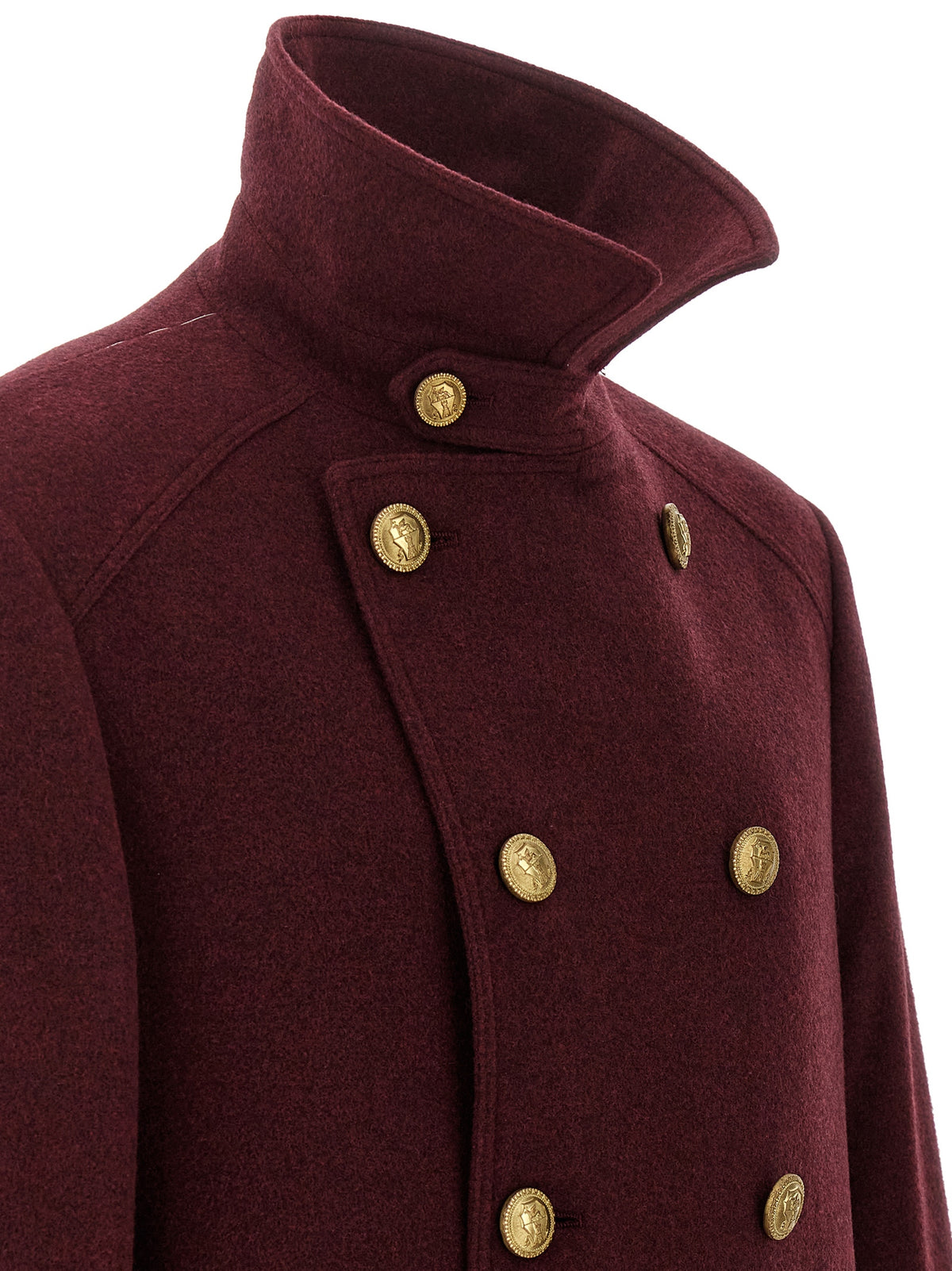 Brunello Cucinelli Bordeaux Cashmere Coat