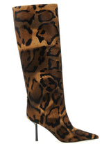 LE SILLA Bella Brown Calfskin Over The Knee Boots