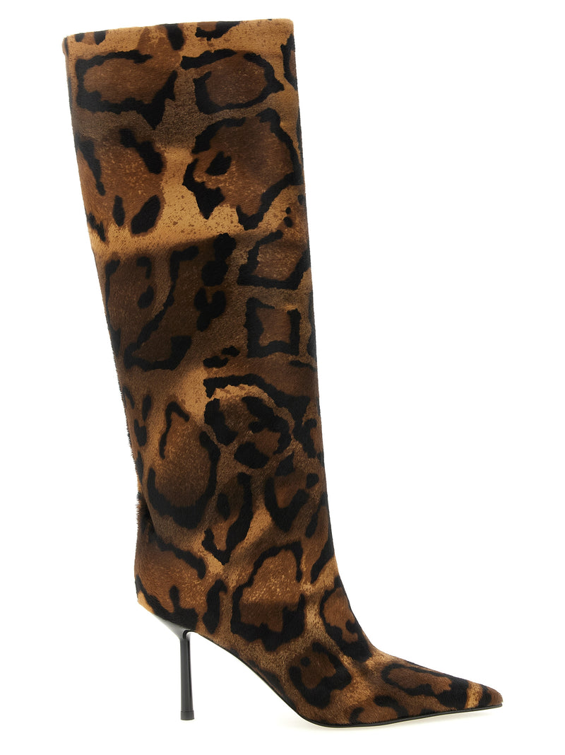 LE SILLA Bella Brown Calfskin Over The Knee Boots