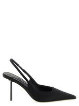LE SILLA Amelia Black Viscose High Heel Pumps
