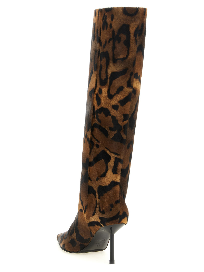 LE SILLA Bella Brown Calfskin Over The Knee Boots