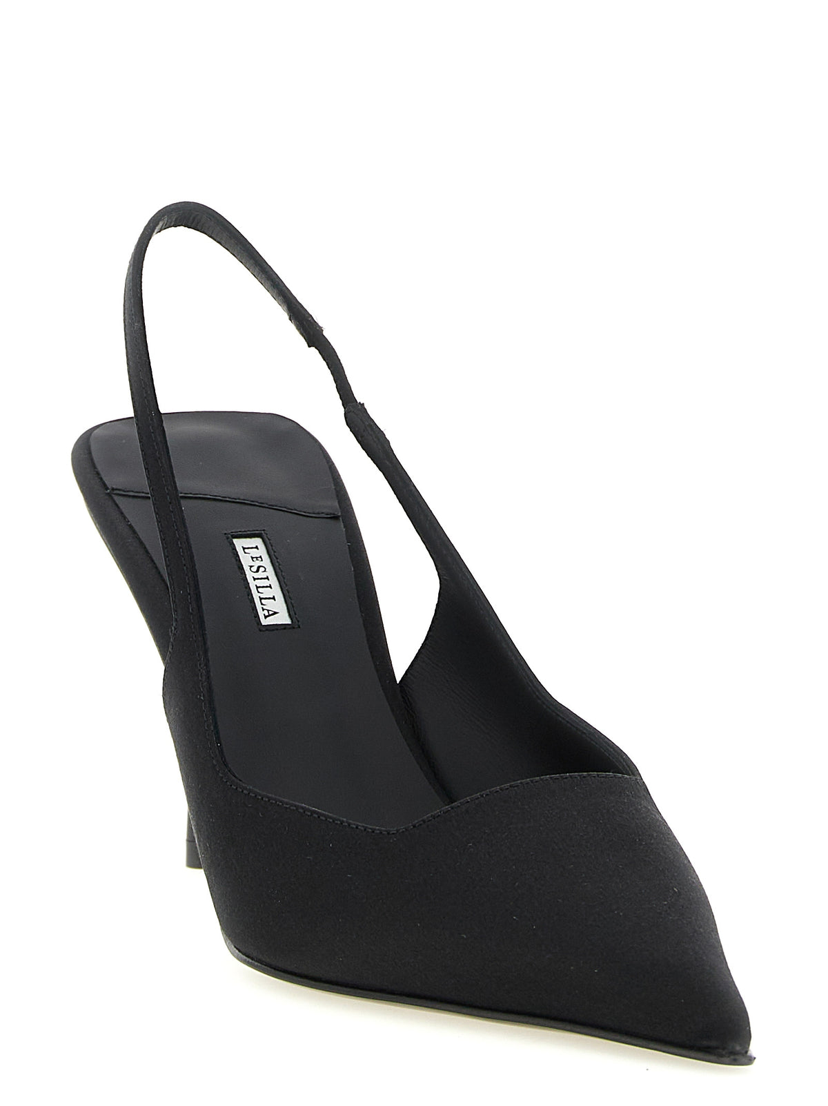LE SILLA Amelia Black Viscose High Heel Pumps