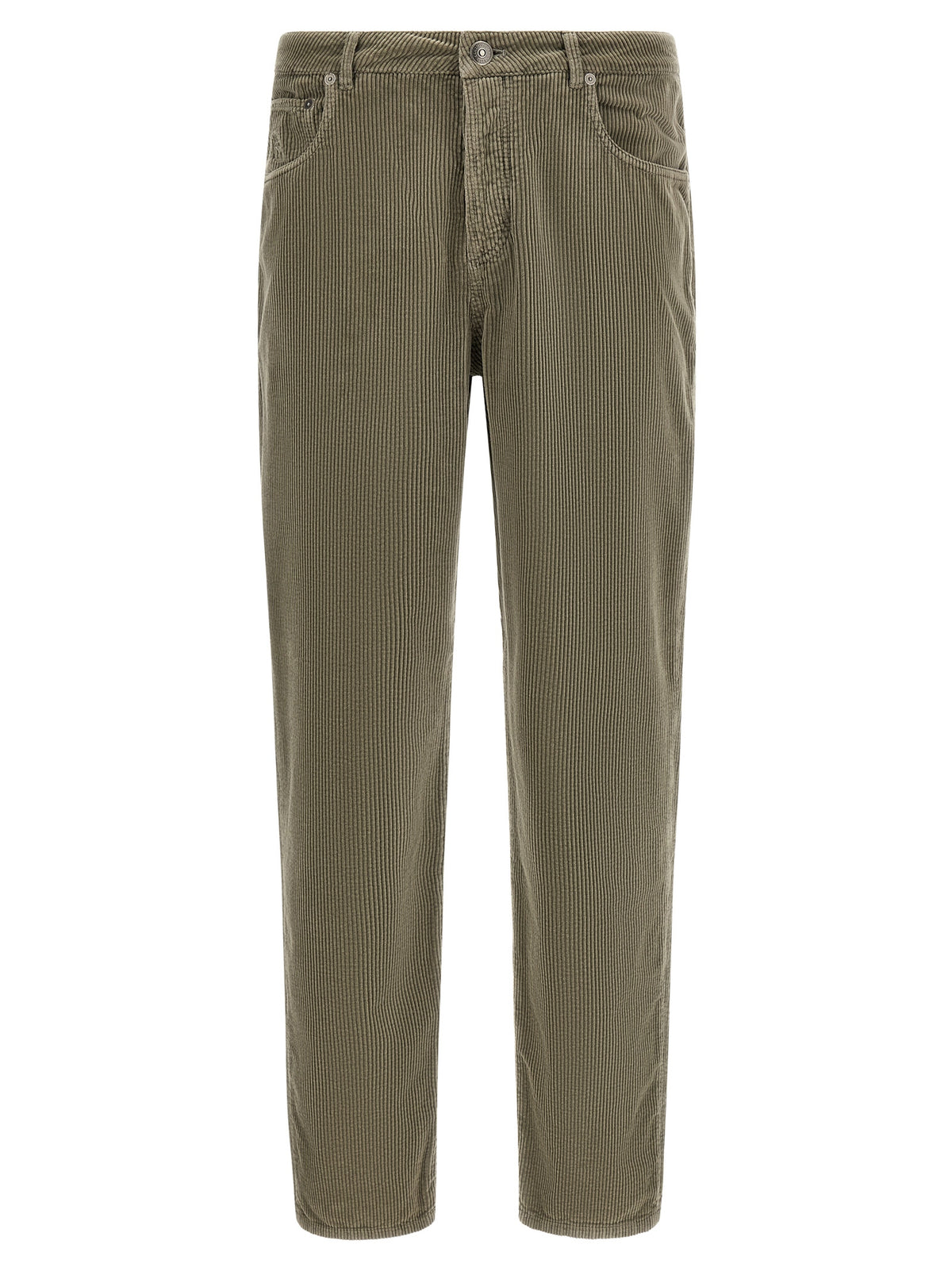 Brunello Cucinelli Bicolor Cotton Casual Pants for Men
