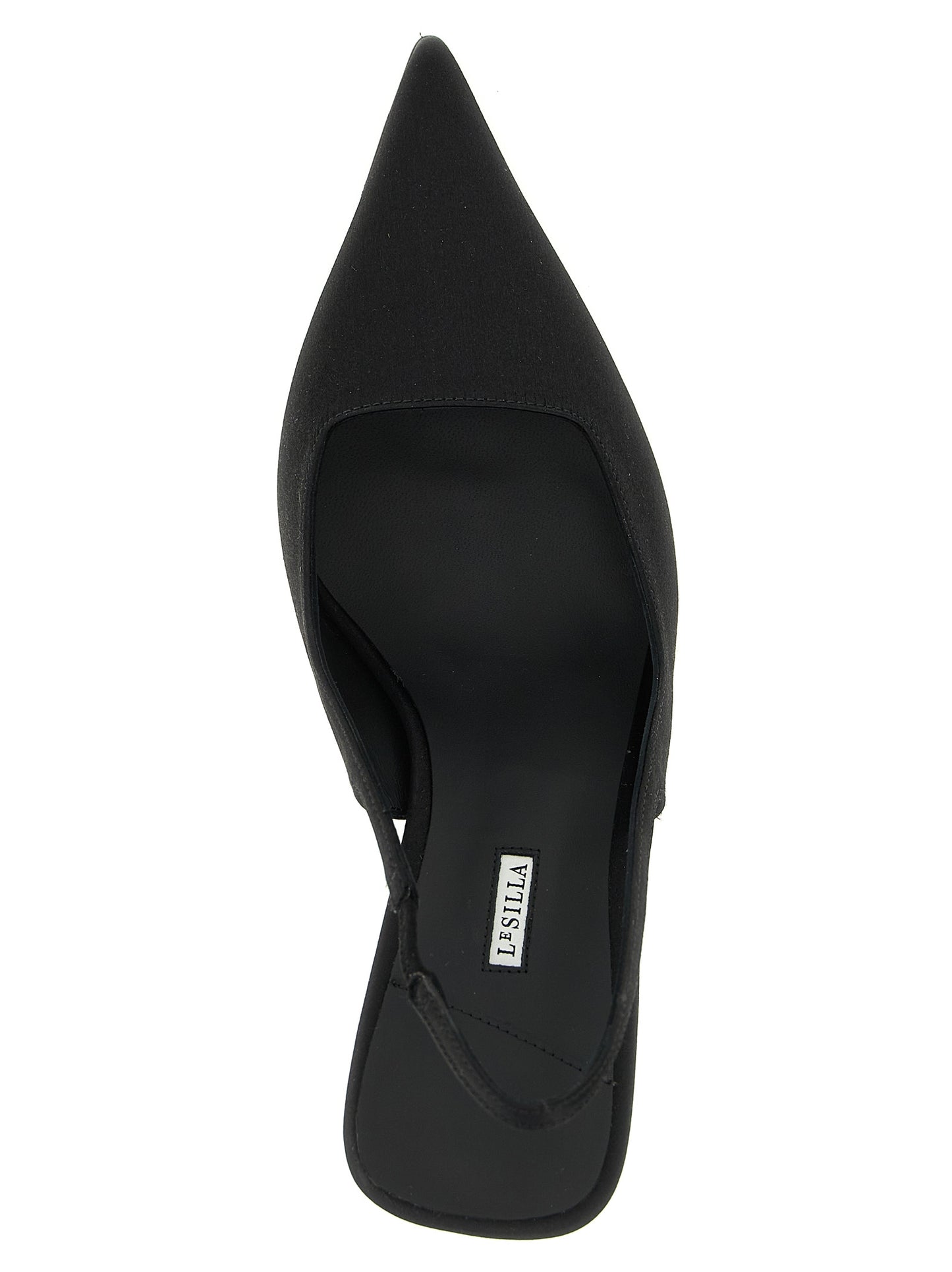 LE SILLA Black Viscose High Heel Pumps