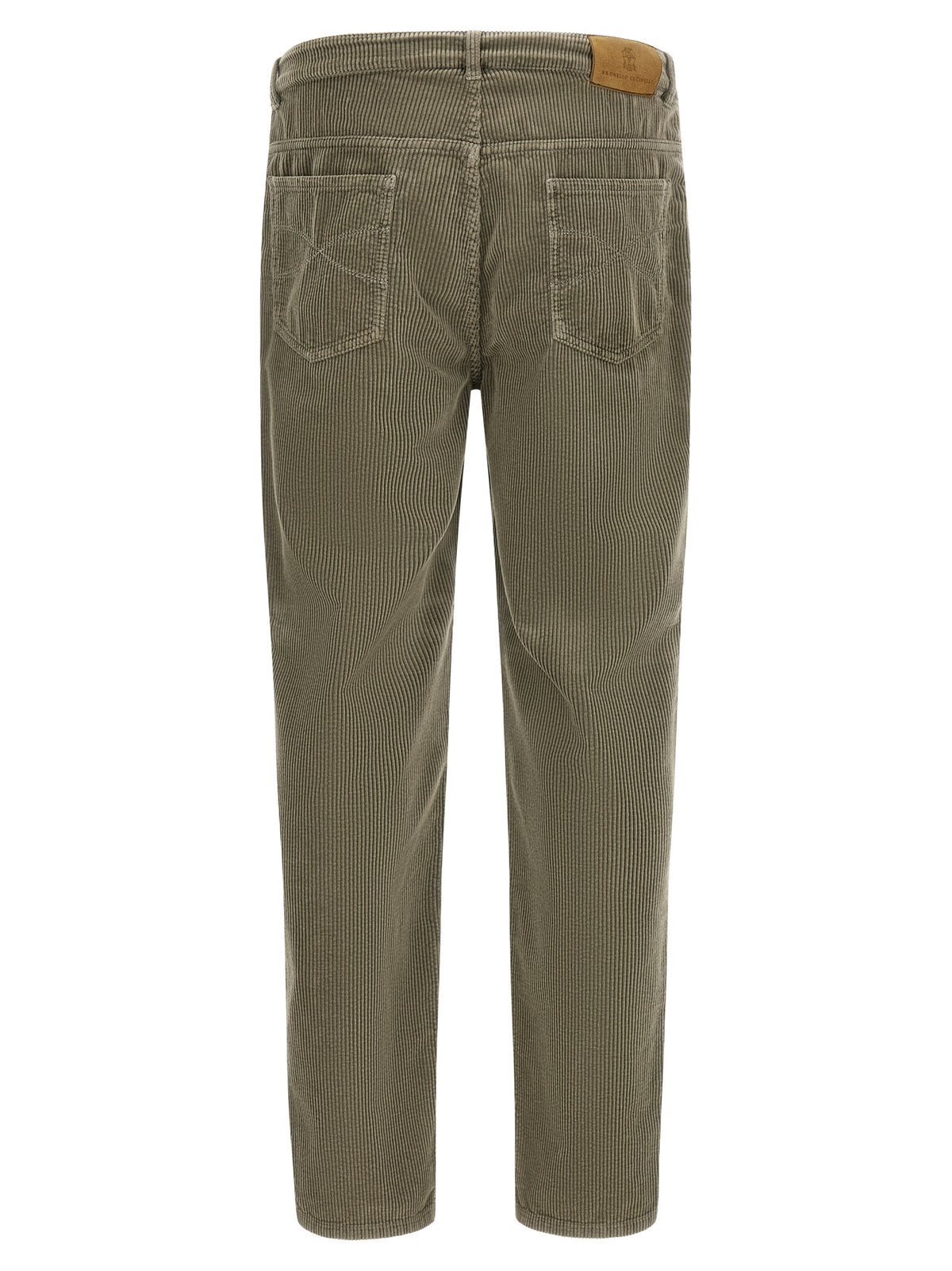 Brunello Cucinelli Bicolor Cotton Casual Pants for Men