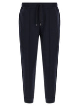 Brunello Cucinelli Blue Cotton Joggers - Luxury Sportswear
