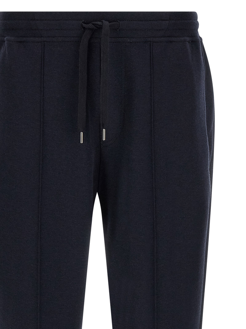 Brunello Cucinelli Blue Cotton Joggers - Luxury Sportswear