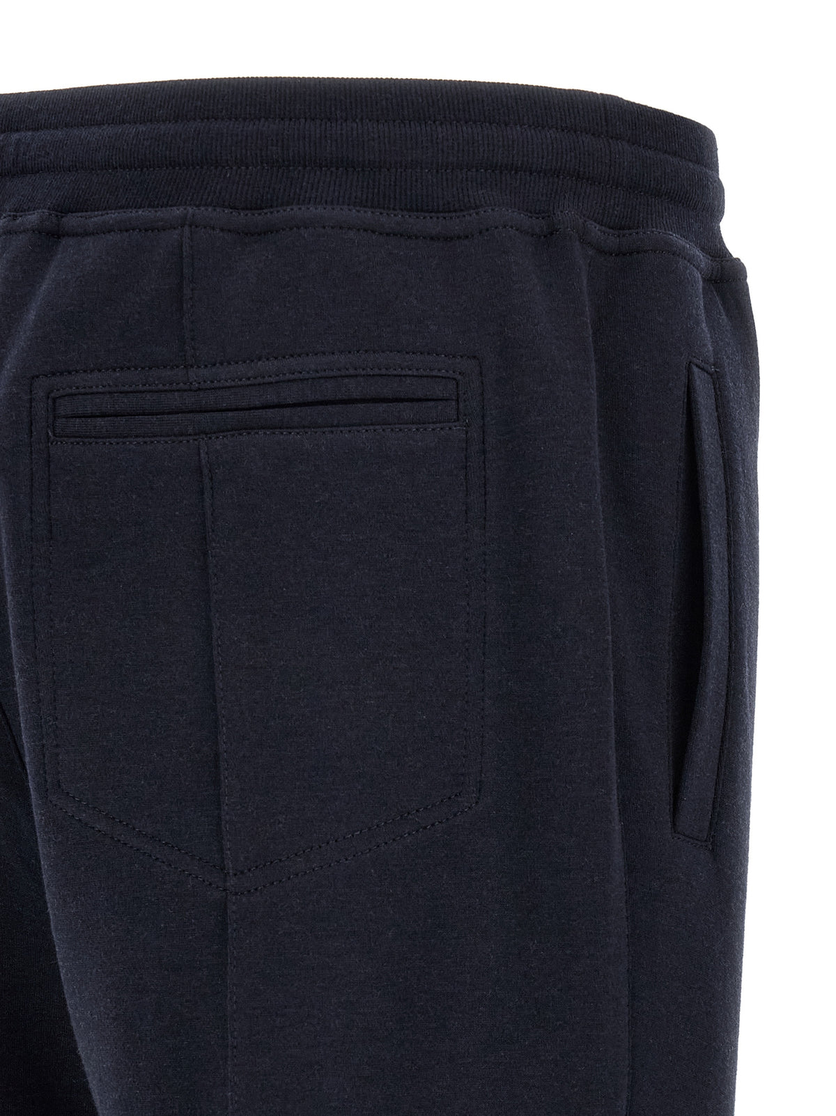 Brunello Cucinelli Blue Cotton Joggers - Luxury Sportswear