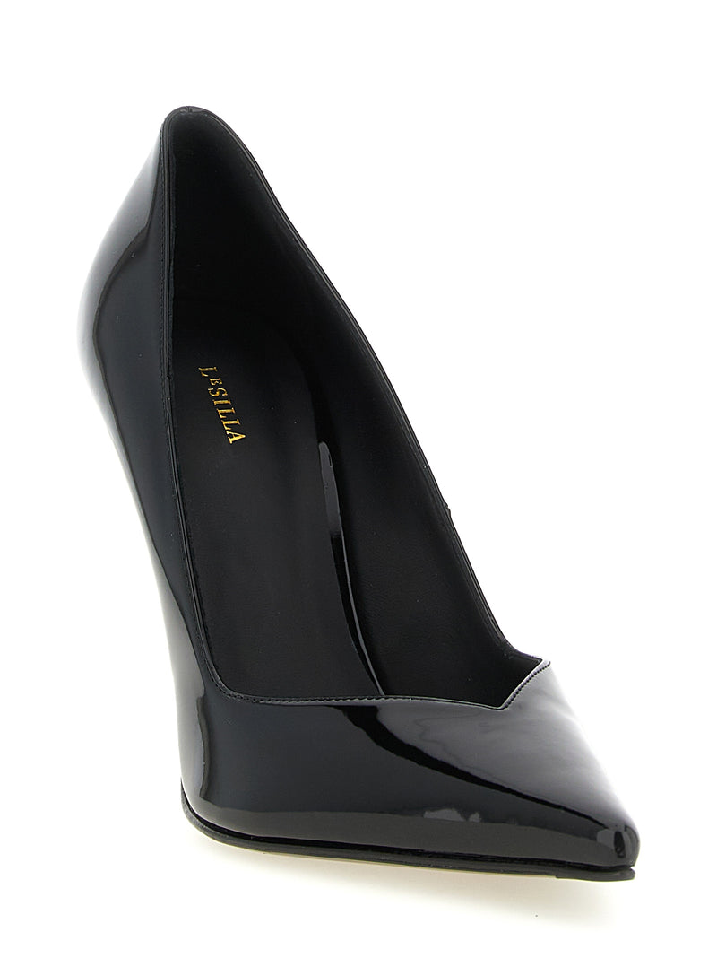 LE SILLA Vivienne Black Polyethylene High Heel Pumps