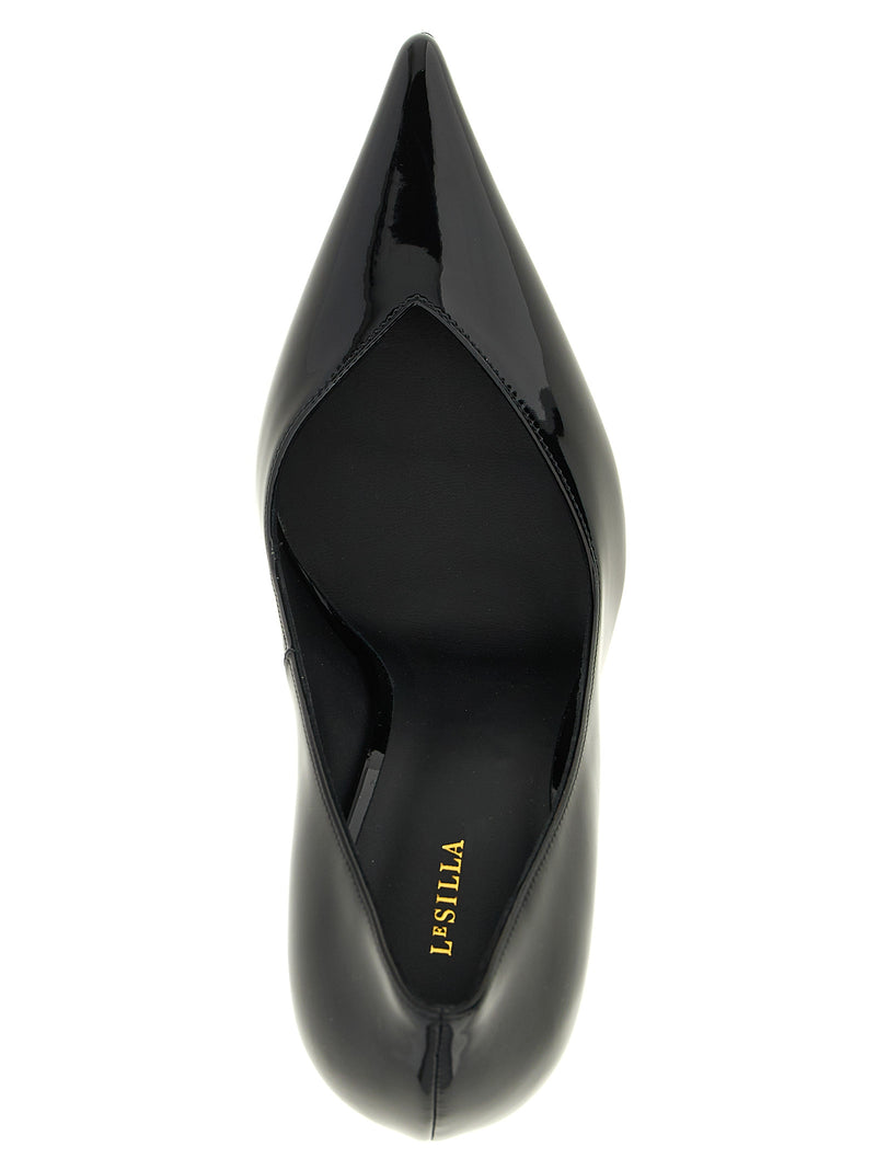 LE SILLA Vivienne Black Polyethylene High Heel Pumps