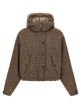 Brunello Cucinelli Brown Virgin Wool Full-Length Jacket