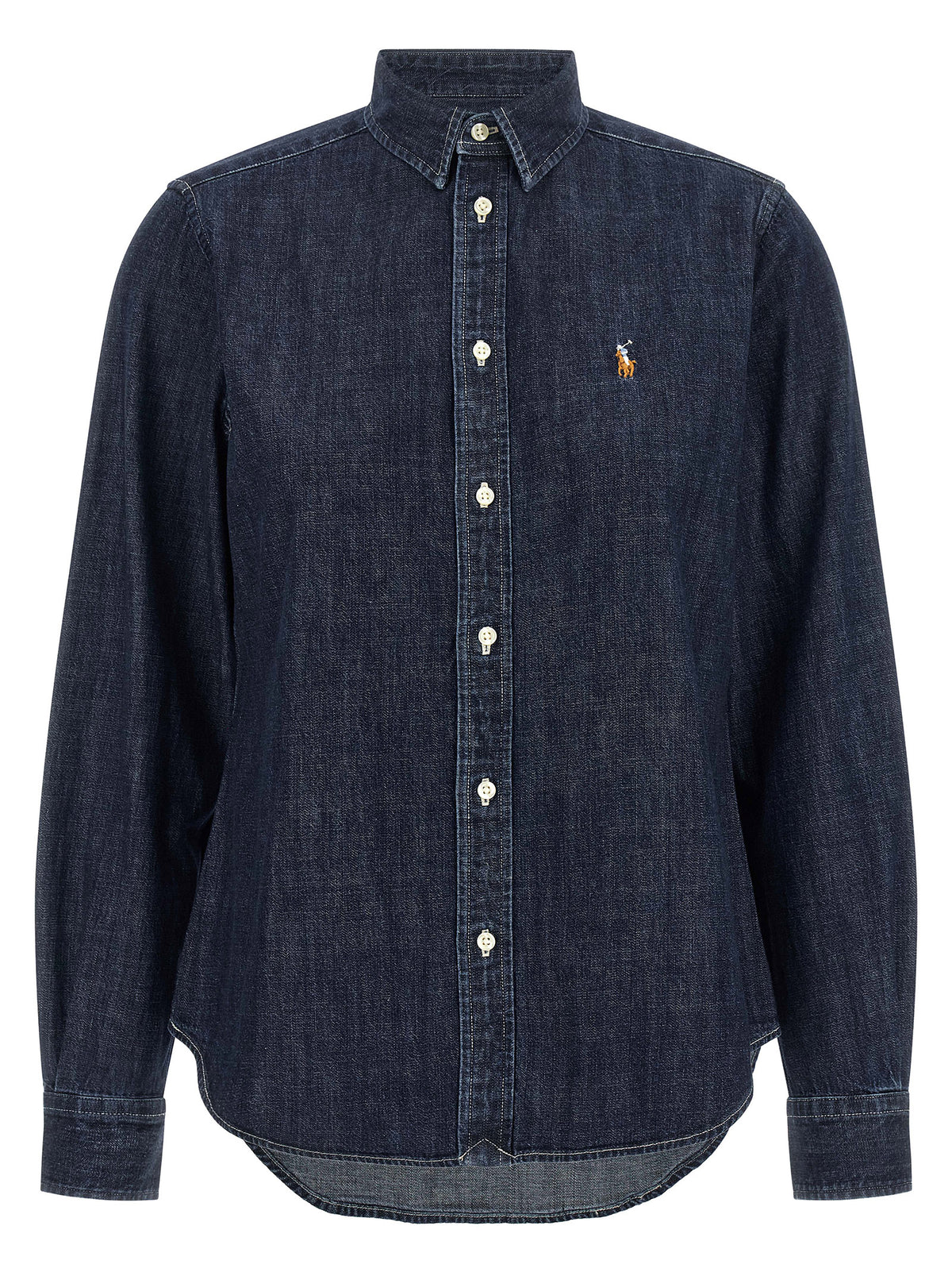 Polo Ralph Lauren Blue Cotton Blouse for Women