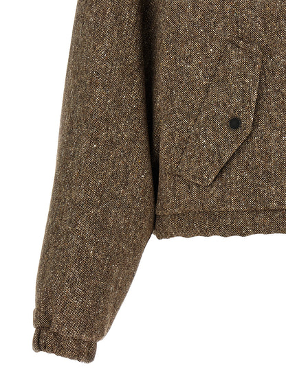 Brunello Cucinelli Brown Virgin Wool Full-Length Jacket