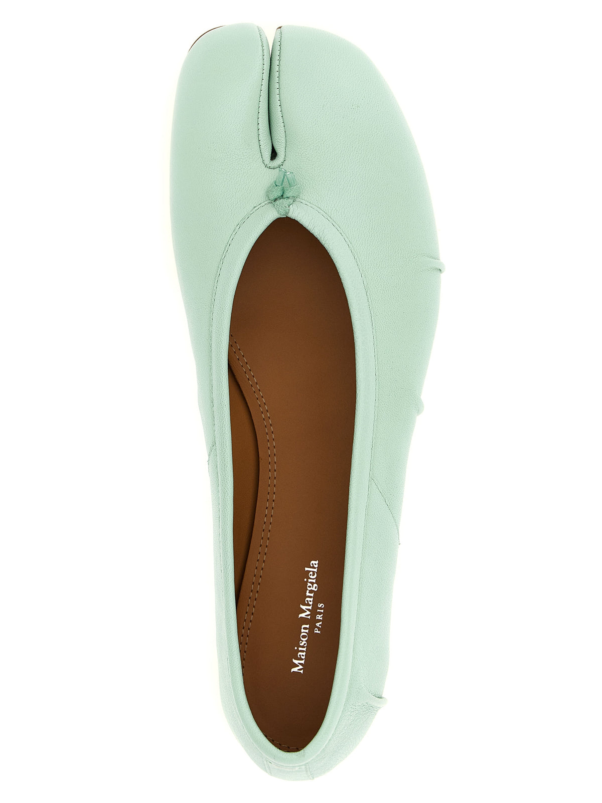 Maison Margiela Bicolor Lamb Leather Tabi Ballet Flats