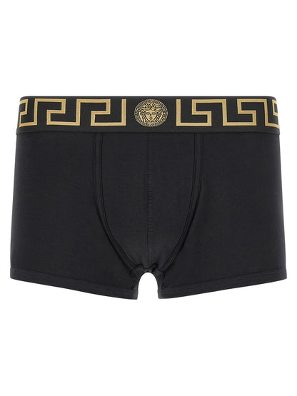 Versace Black Cotton Boxers
