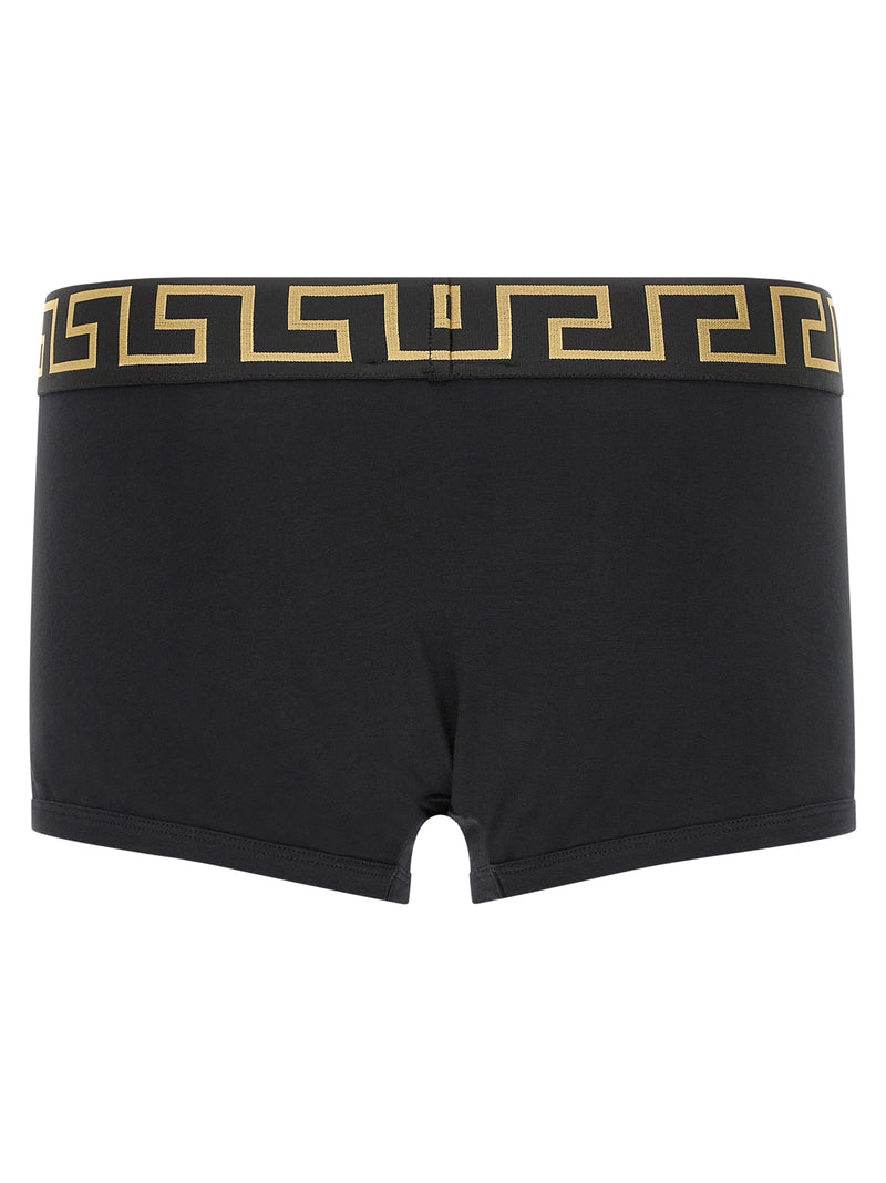 Versace Black Cotton Boxers - Luxury Men's Underwear