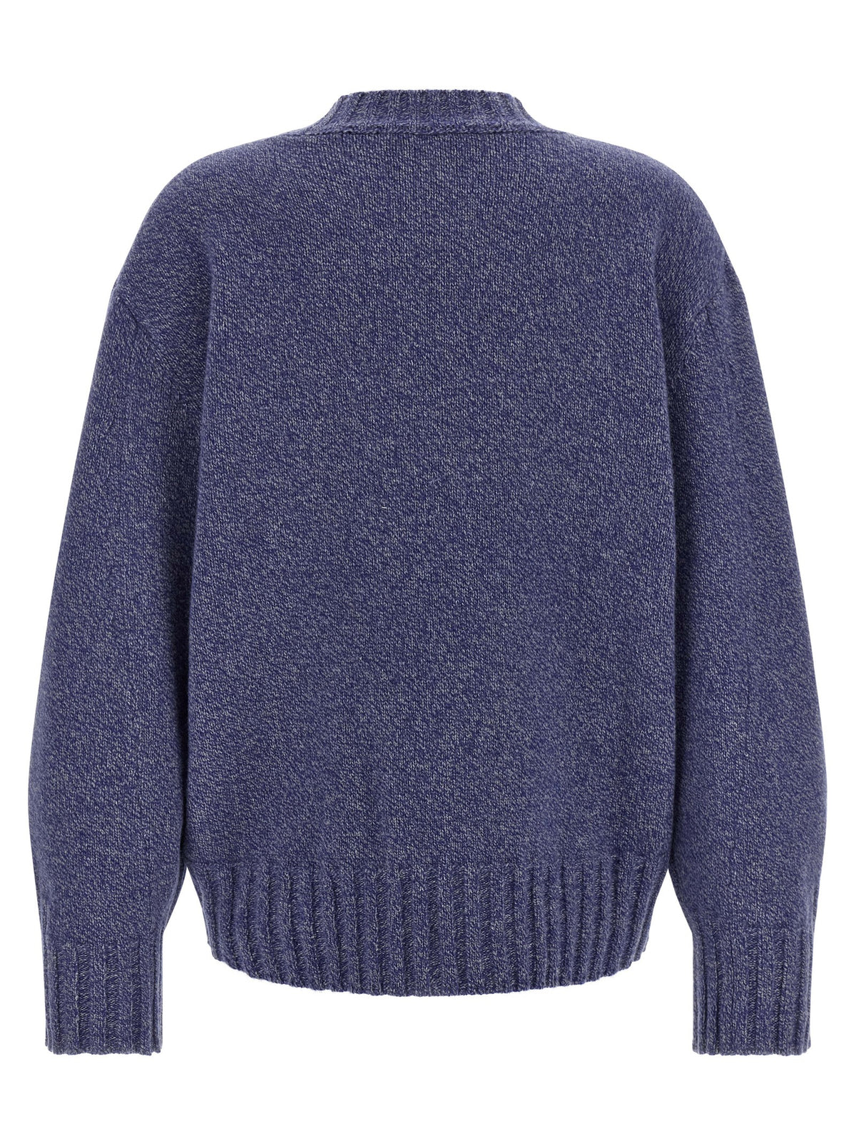 Le cardigan The Attico en laine vierge bleue