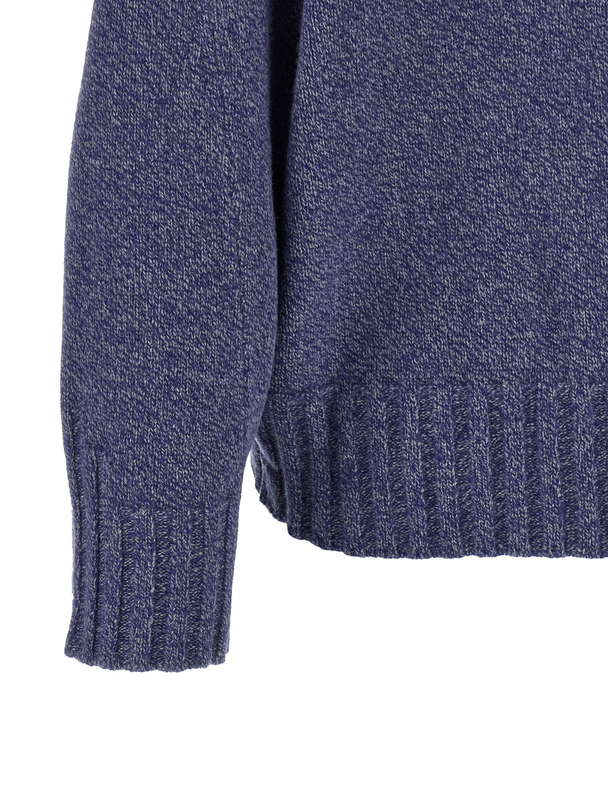 Le cardigan The Attico en laine vierge bleue