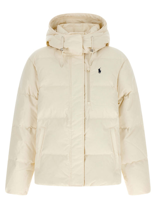 Polo Ralph Lauren Carly White Polyester Full-Length Jacket