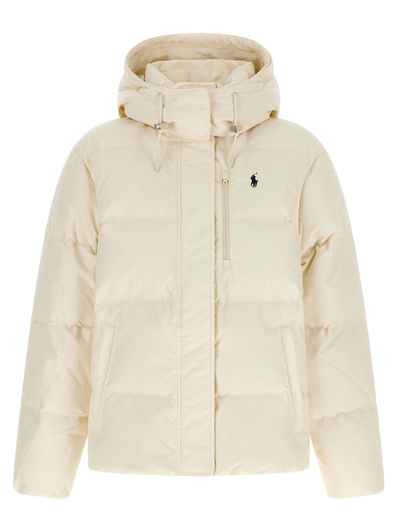 Polo Ralph Lauren Carly White Polyester Full-Length Jacket