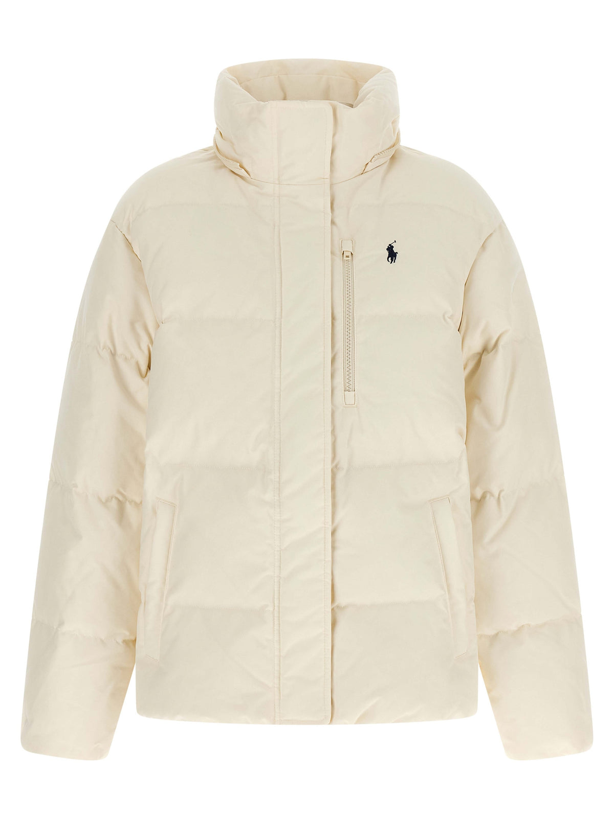 Polo Ralph Lauren Carly White Polyester Full-Length Jacket