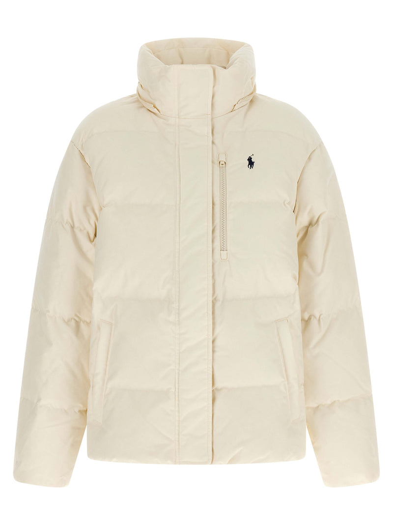 Polo Ralph Lauren Carly White Polyester Full-Length Jacket