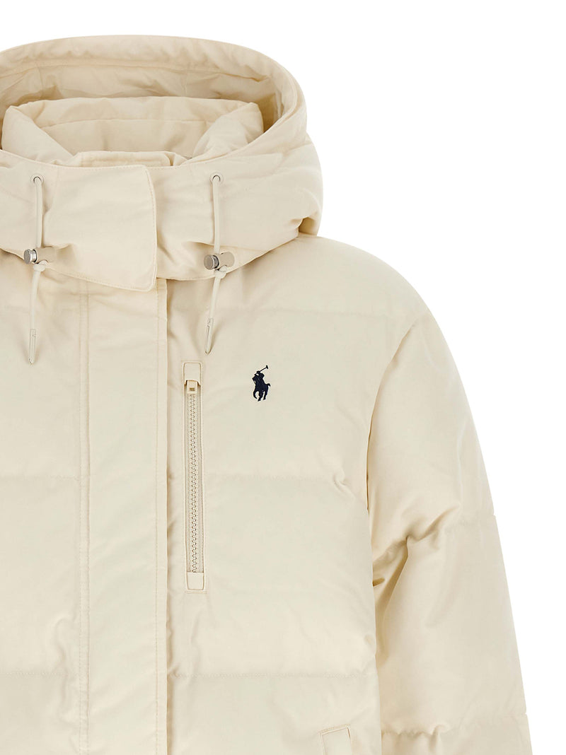Polo Ralph Lauren Carly White Polyester Full-Length Jacket