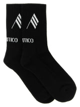The Attico Bicolor Cotton Socks for Women