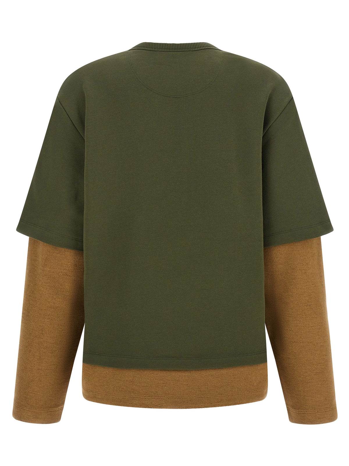 The Attico Bicolor Cotton Sweatshirt