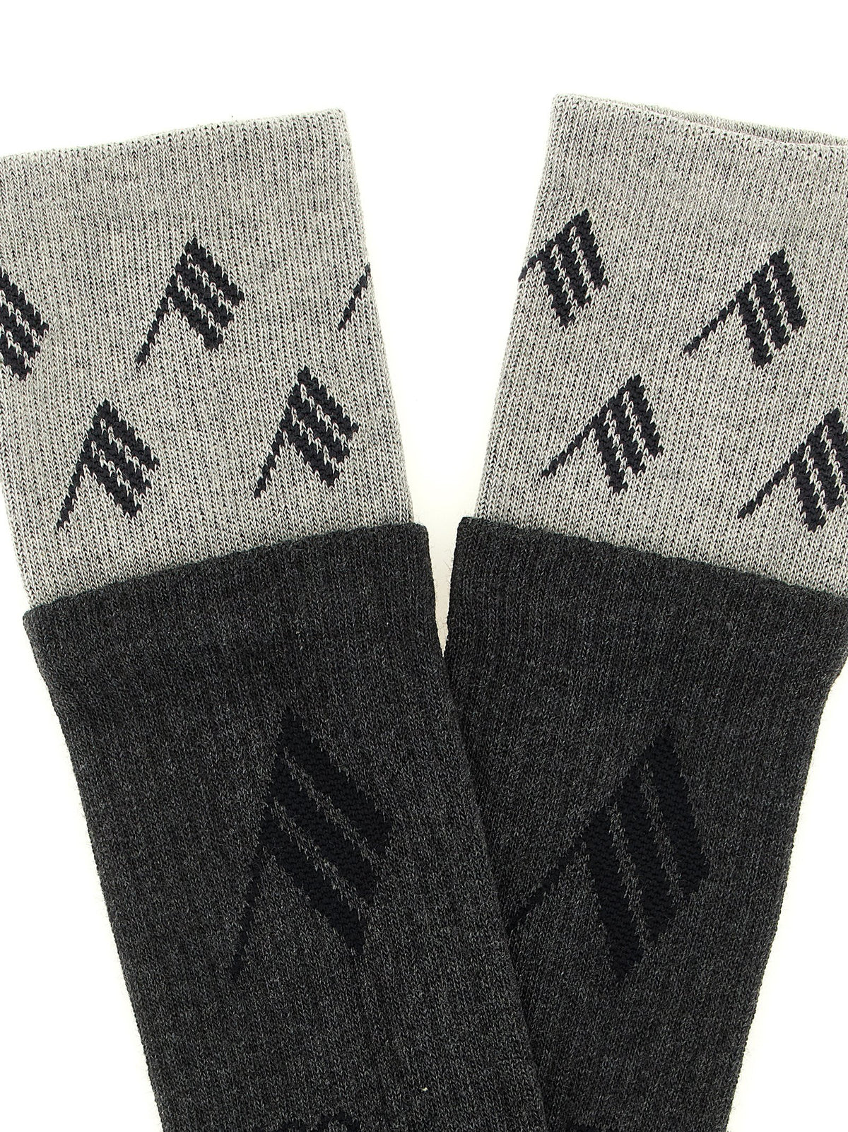 The Attico Gray Cotton Socks - Stylish and Comfortable