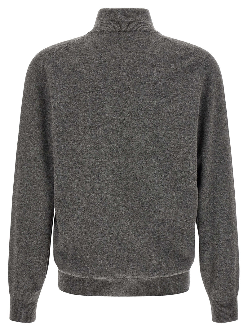 Brunello Cucinelli Gray Cashmere Cardigan for Men