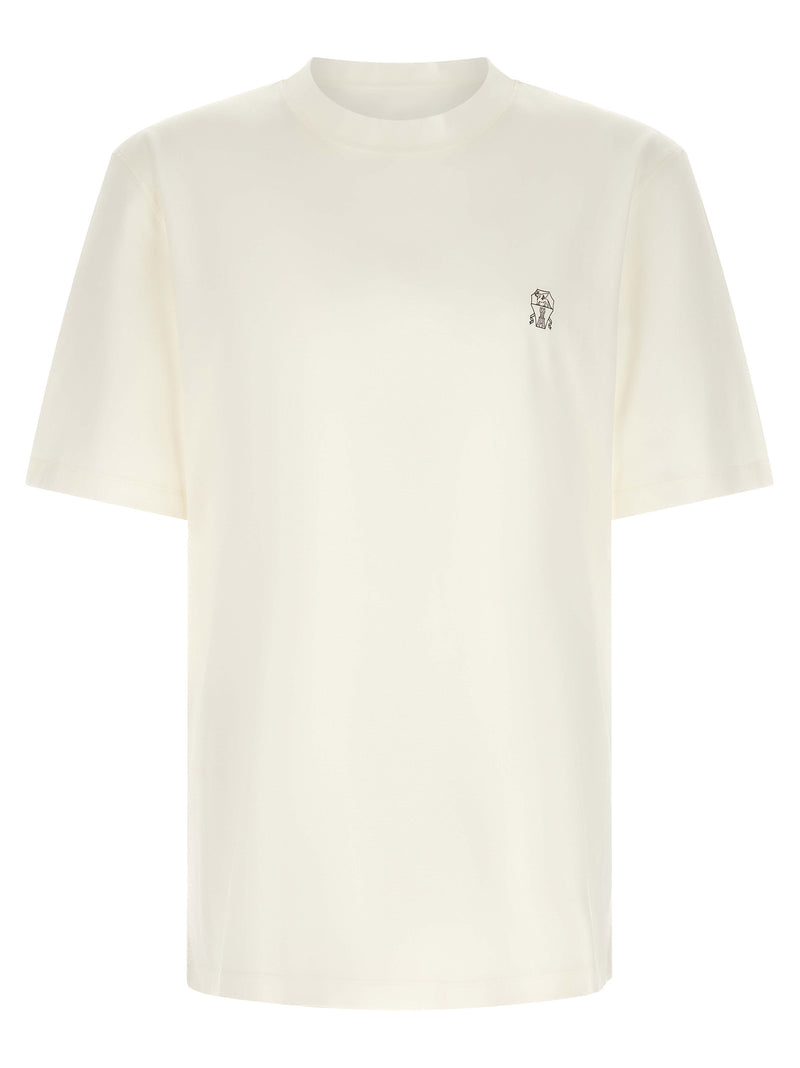 Brunello Cucinelli White Cotton T-Shirt - Luxury Everyday Wear