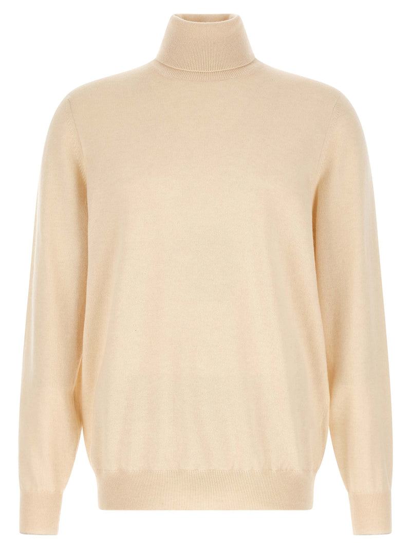 Brunello Cucinelli White Cashmere Cardigan for Men