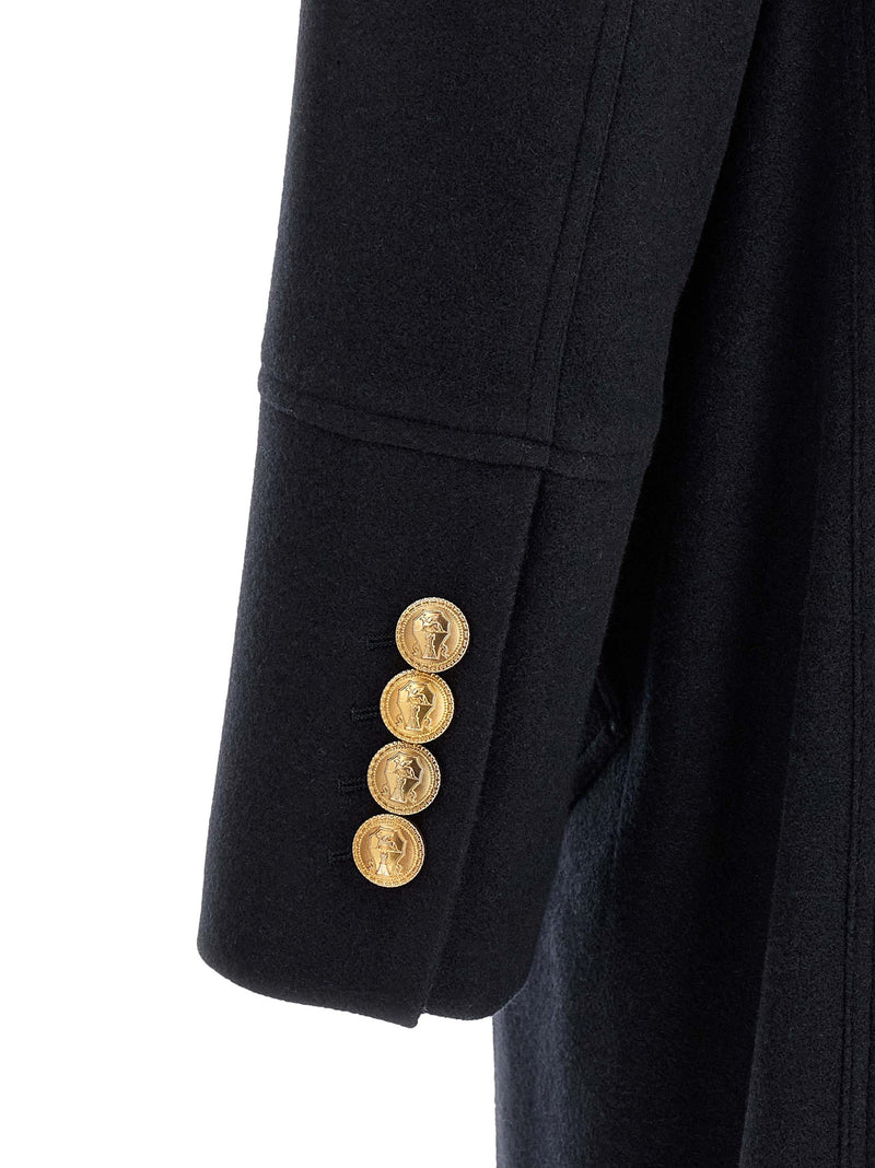 Brunello Cucinelli Blue Cashmere Coat for Men