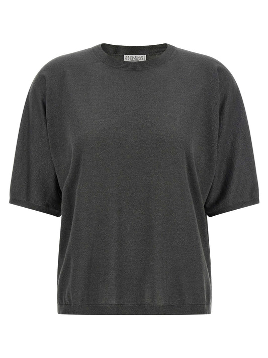 Brunello Cucinelli Gray Cashmere Cardigan - Elegant Knitwear