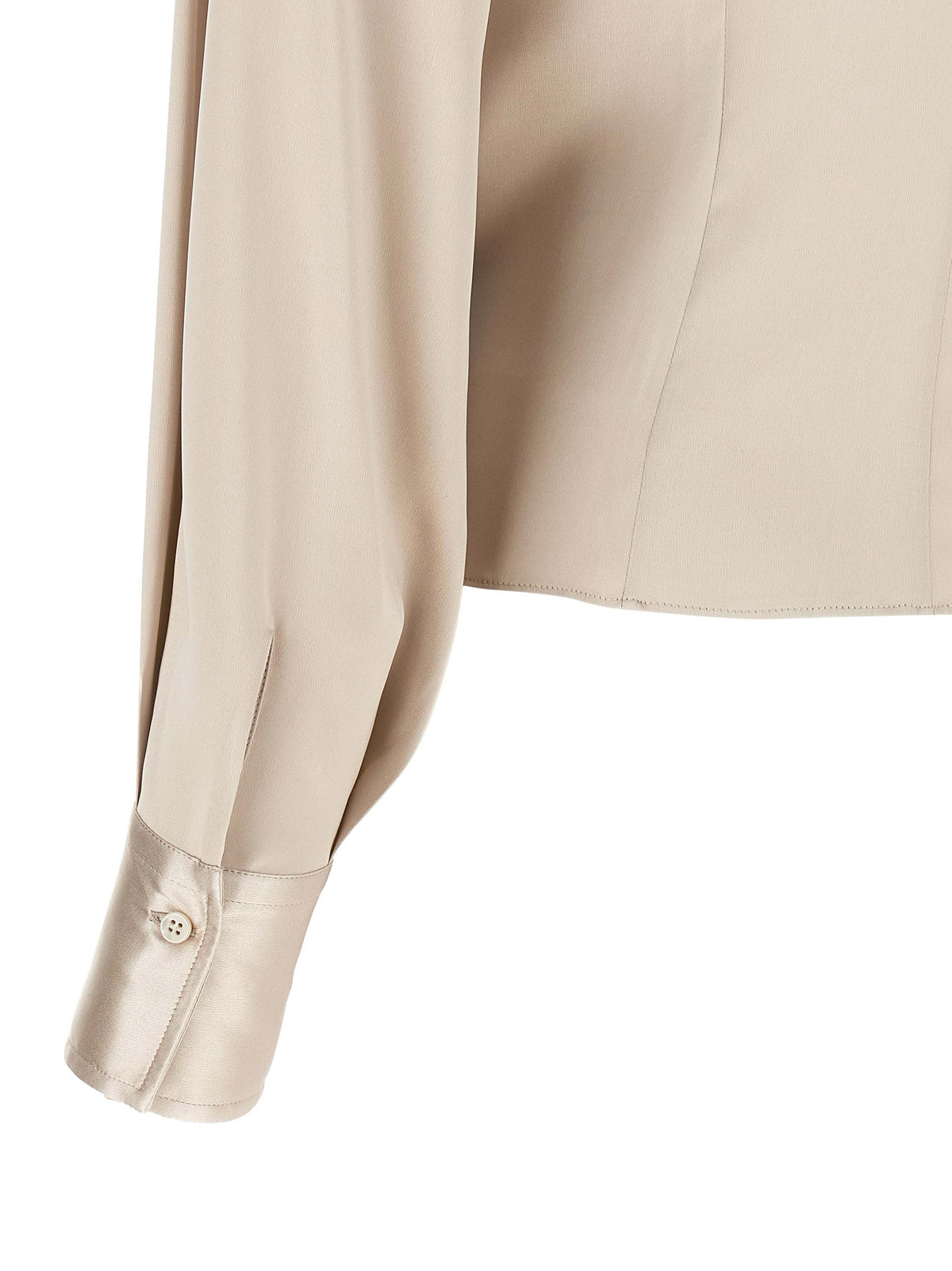 Brunello Cucinelli Beige Silk Blouse - Elegance Redefined