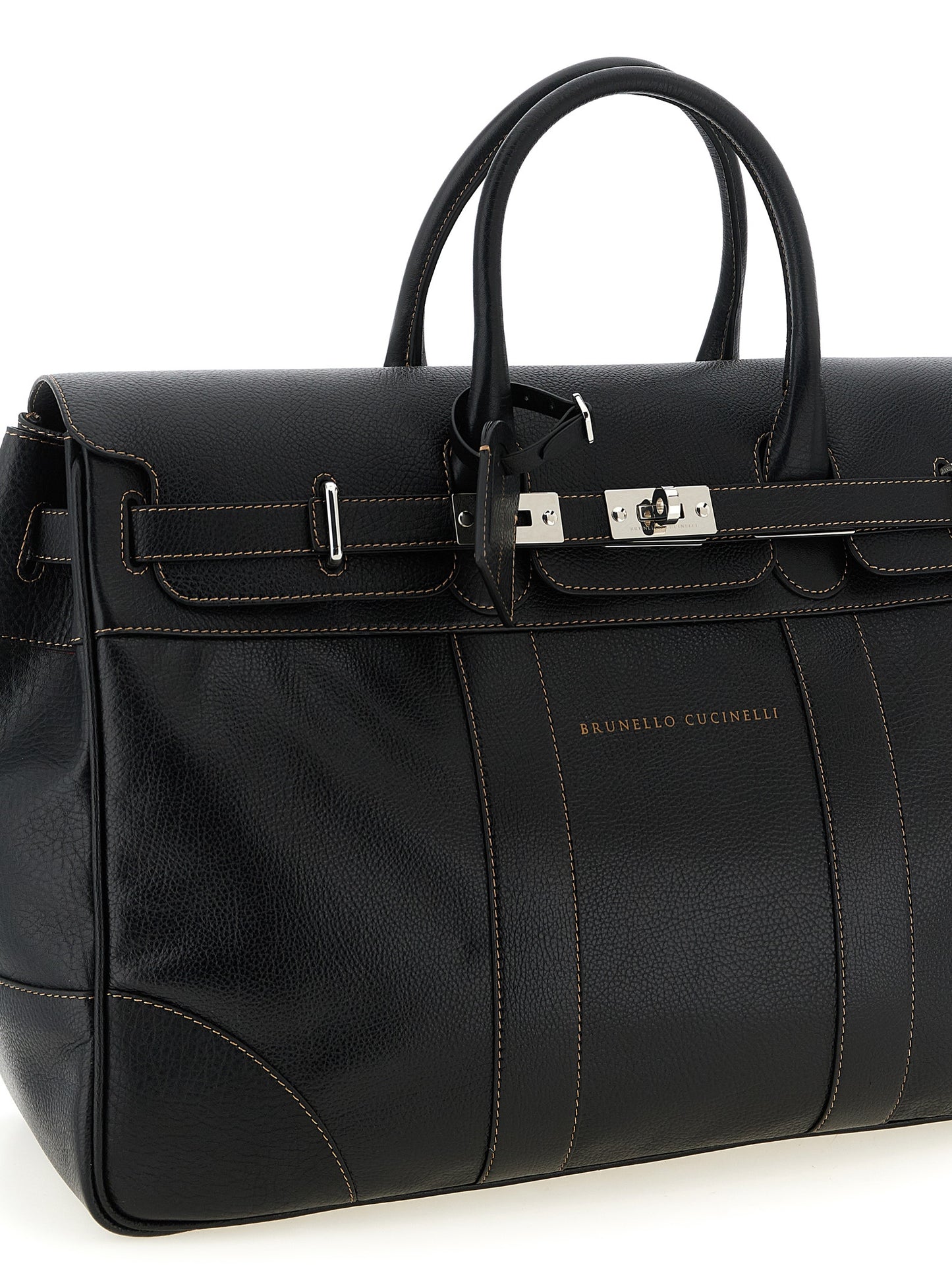 Brunello Cucinelli Black Calfskin Accessories